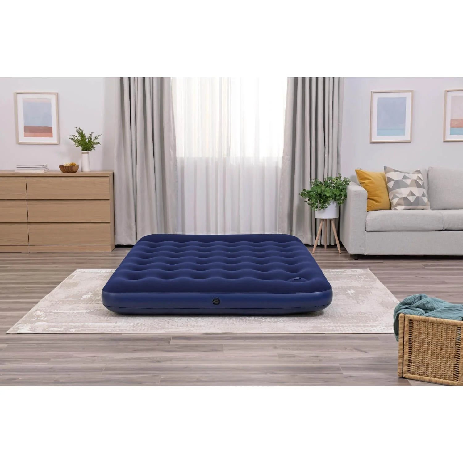 🛏️ Colchón Inflable Queen – Confort Premium Donde Sea ✨