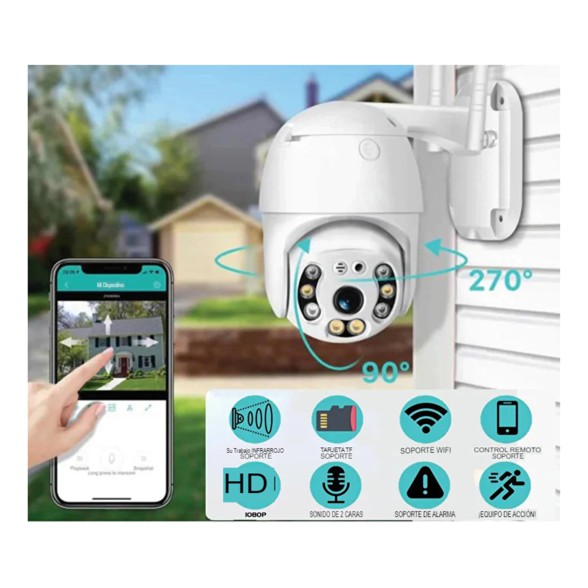 📷 Cámara Domo de Seguridad – Vigilancia 24/7 para Hogar o Negocio 🏠🏪