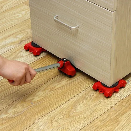 🛠️ Set Deslizador para Mover Muebles (5 Piezas) – Levanta y Desplaza Fácil Hasta 250 lb 💪