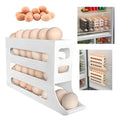 🥚 Dispensador de Huevos Deslizante 4 Niveles – Organiza, Ahorra Espacio y Toma 1 con Solo un Movimiento ✅